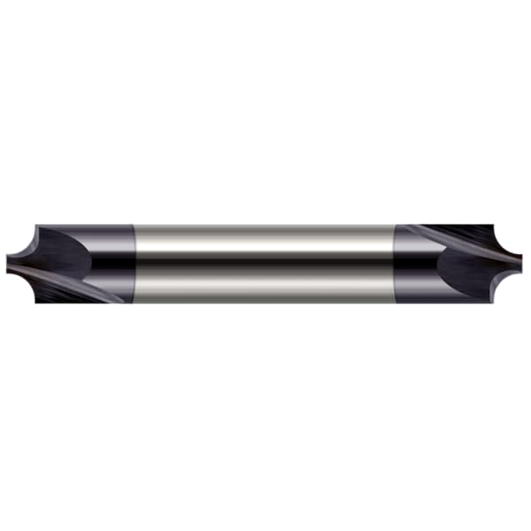 Corner Rounding End Mill - 2 Flute - Flared, 0.0200"